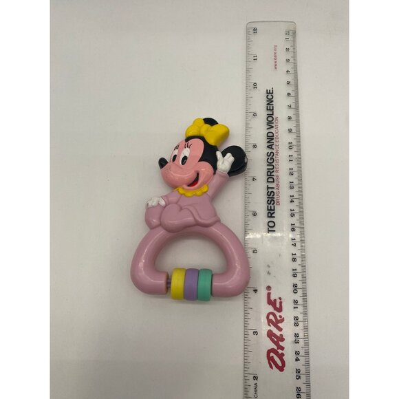 1990 Playskool Disney Minnie Mouse Rattle Toy - Picture 3 of 7